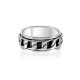 Master Spinner Silver Ring