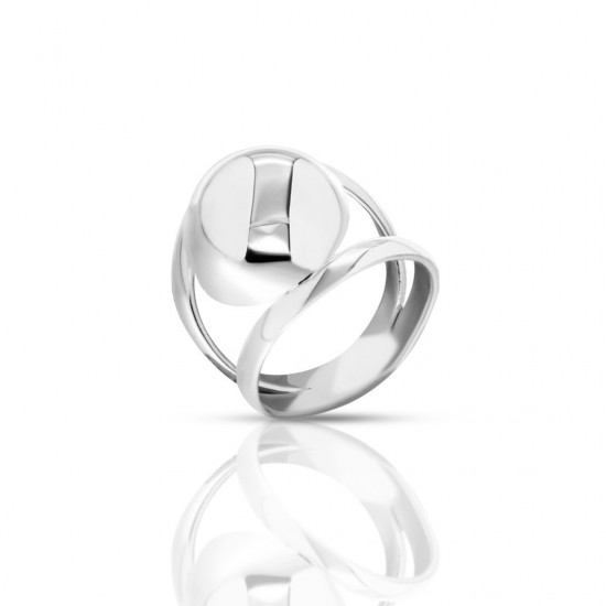 Half Ball Silver Ring