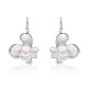 Fiore Pearl Silver Earrings