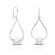 Swing Pearl Silver Earrings