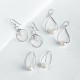 Swing Pearl Silver Earrings