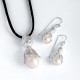 Polpo Pearl Silver Earrings