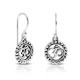 Om Silver Earrings