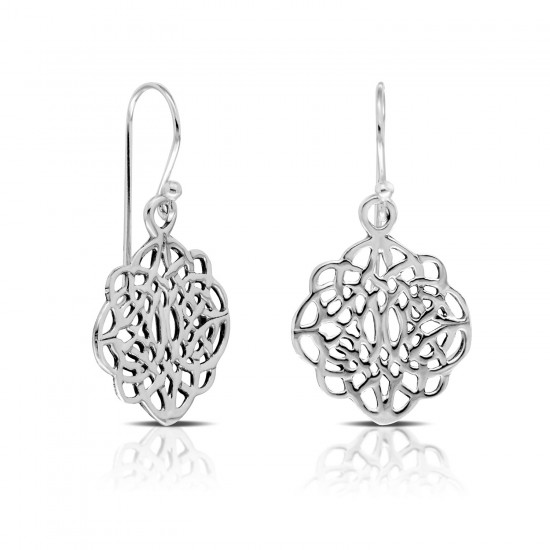 Sutra Silver Earrings