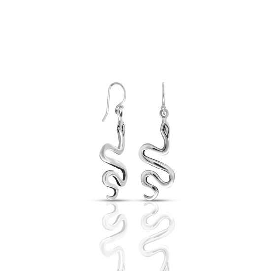 Ular Silver Earrings