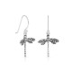 Dragonfly Silver Earrings