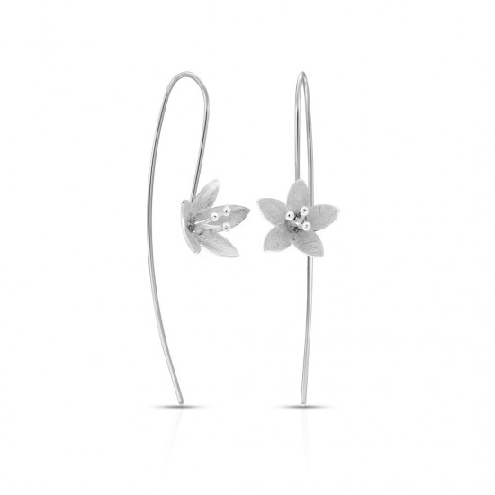 Anting Perak Flor