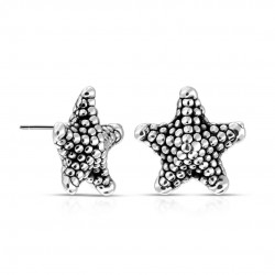 Real Starfish Silver Earrings Real Starfish Silver Earrings