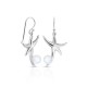 Dancing Star Pearl Silver Earrings