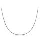 Rope Chain Silver Necklace