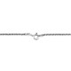 Rope Chain Silver Necklace