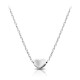 Dancing Cuore Silver Necklace