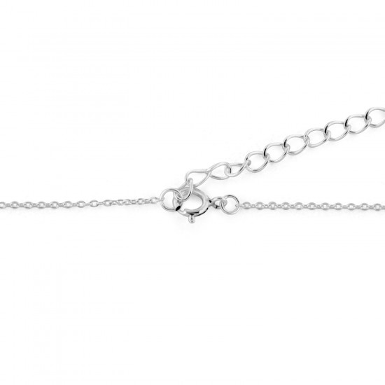 Dancing Cuore Silver Necklace