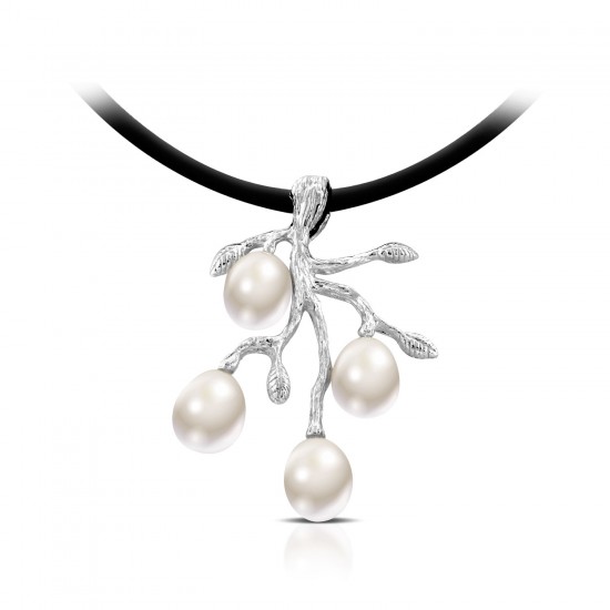 Branca Pearl Silver Pendant