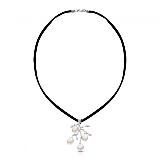 Branca Pearl Silver Pendant