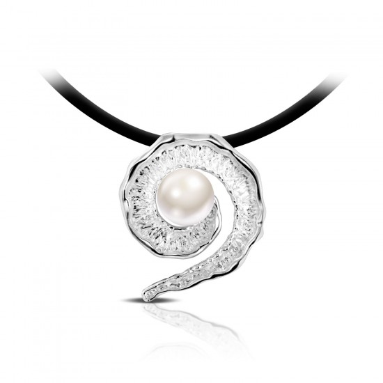 Spira Pearl Silver Pendant