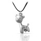 Giraffe Silver Pendant