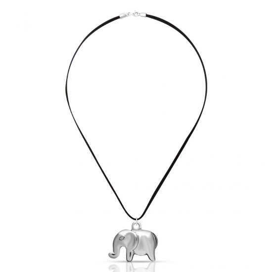 Elephant Silver Pendant