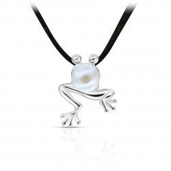 Dancing Frog Silver Pendant Dancing Frog Silver Pendant