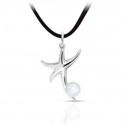 Dancing Star Pearl Silver Pendant Dancing Star Pearl Silver Pendant
