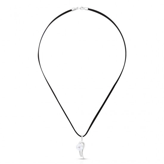 Renda Pearl Silver Pendant