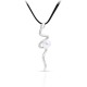 Snake Pearl Silver Pendant