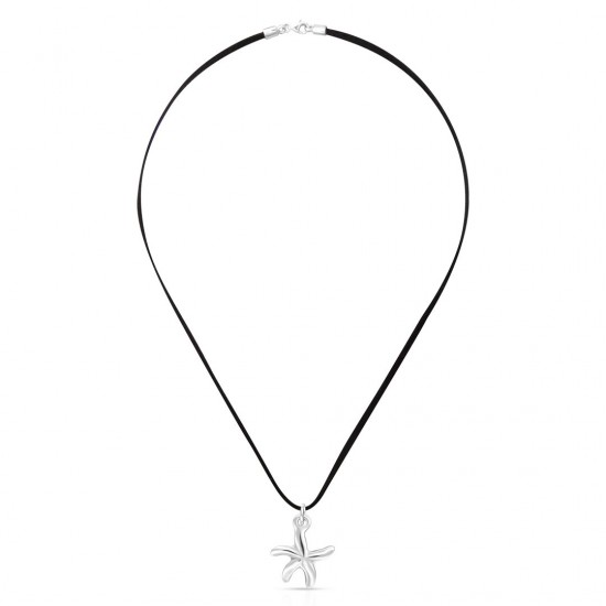 Big Starfish Silver Pendant