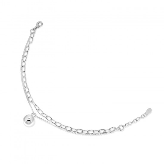 Dancing Ball Silver Bracelet