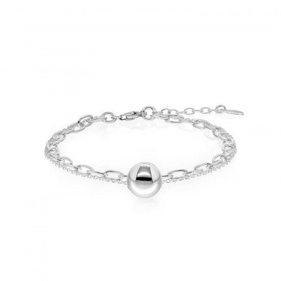 Dancing Ball Silver Bracelet