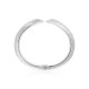 Hammered Elene Silver Bracelet