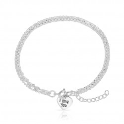 Gelang Perak Eternity Love Gelang Perak Eternity Love