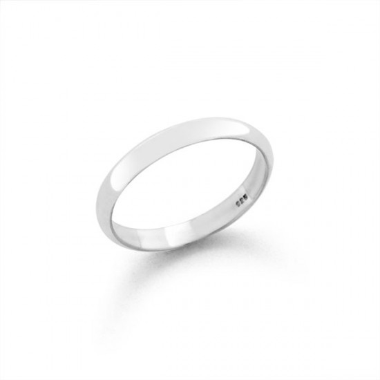 Tiga Mili Wedding Silver Ring 