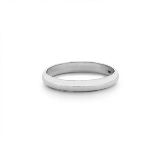 Tiga Mili Wedding Silver Ring