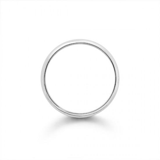 Tiga Mili Wedding Silver Ring