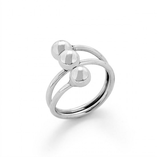 Trilogy Silver Ring