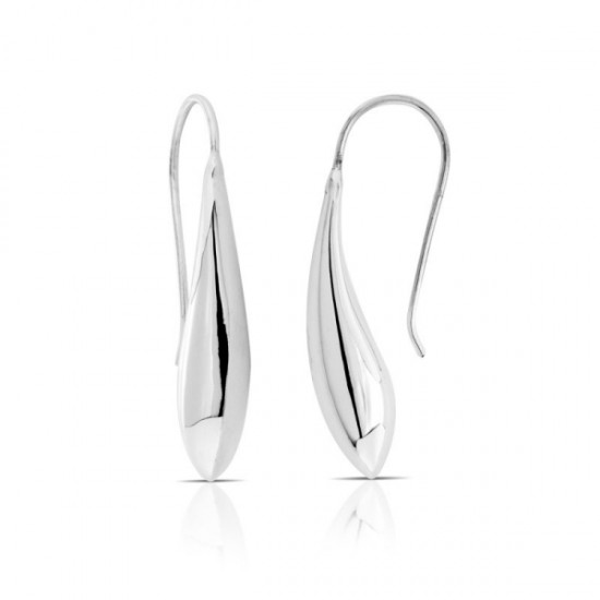 Rain Drop Silver Earrings