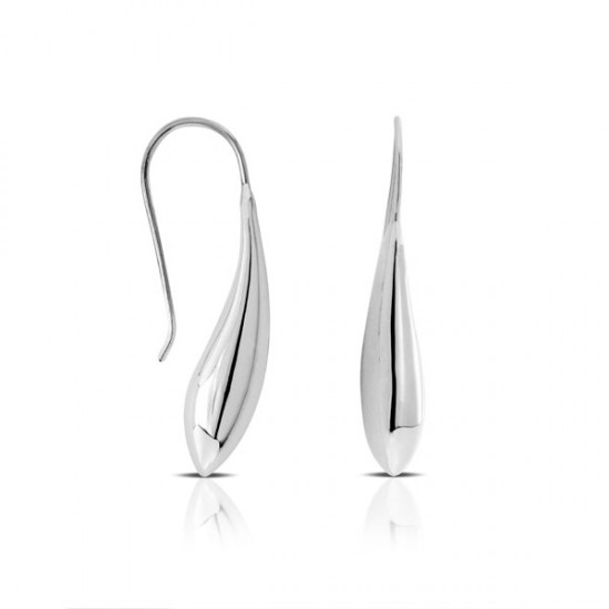 Rain Drop Silver Earrings