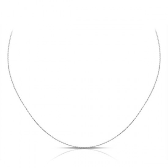 BSNE24-45 Thin Silver Chain Necklace