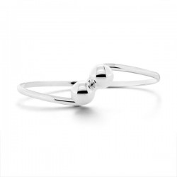 Cherry Twin Silver Bangle Cherry Twin Silver Bangle