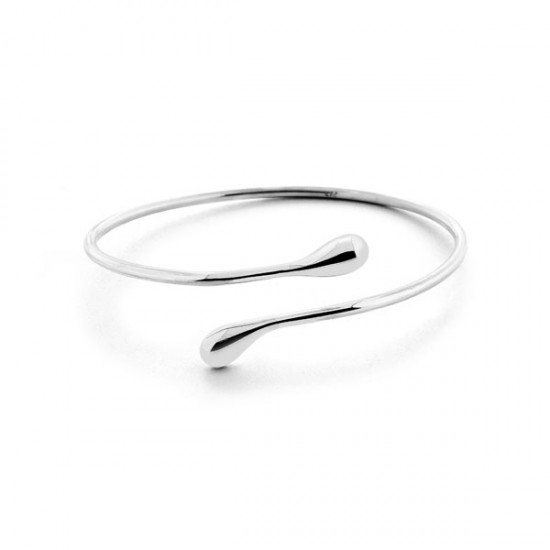 Cuddle Silver Bangle