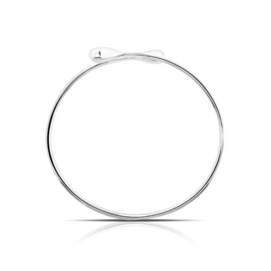 Cuddle Silver Bangle