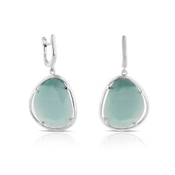 Anting Perak Cat Eye King Green Anting Perak Cat Eye King Green