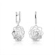 Enchanted Zircon Silver Earrings