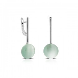 Air Cat Eye Silver Earrings Air Cat Eye Silver Earrings