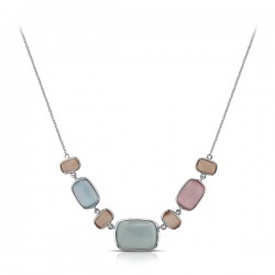 Julia Silver Cat Eye Necklace Julia Silver Cat Eye Necklace