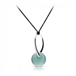 Green Cat Eye Silver Pendant Green Cat Eye Silver Pendant