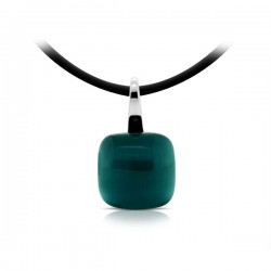 Dark Green Cat Eye Silver Pendant Dark Green Cat Eye Silver Pendant