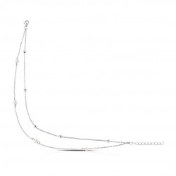 Duo Pearl Silver Anklet Duo Pearl Silver Anklet