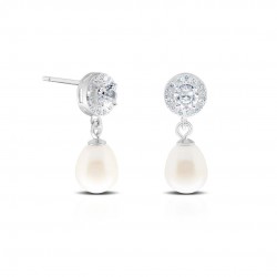Suni Zircon Silver Earrings Suni Zircon Silver Earrings