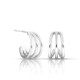 Trimena Silver Earrings